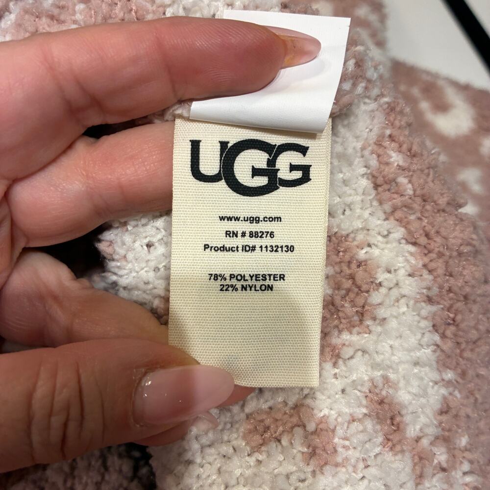 NWT UGG Joselyn Leopard Print Fuzzy Cardigan Sz M… - image 7